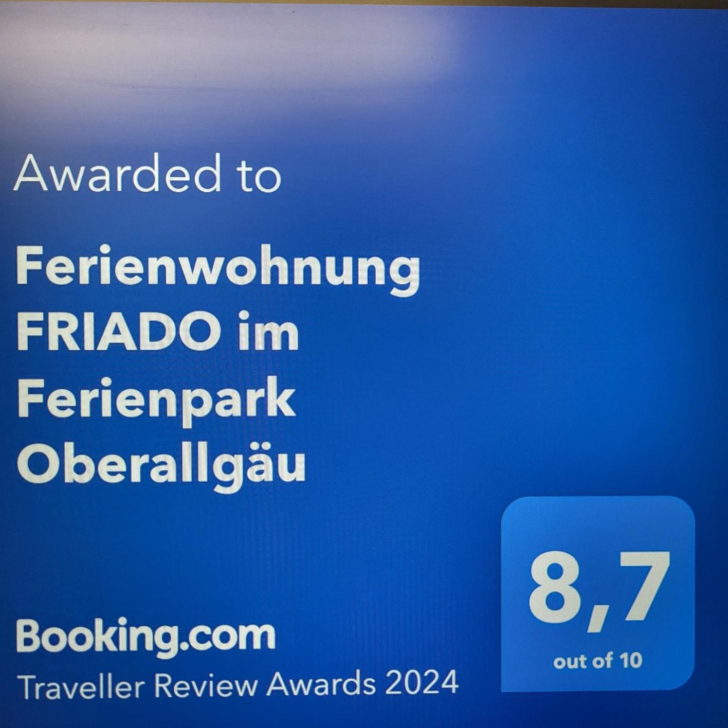Fewo Friado Im Ferienpark Oa - Ohne Zusatzkosten Nach Anreise - Mit Hallenbad, W-Lan, Pkw-Garage, Kurtaxe Mit Allgaeu-Walser-Pass, Bett- Und Handtuch-Waesche Sowie End-Reinigung Мисен-Вилхамс Екстериор снимка
